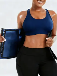 Running Fitness Zipper Waist Belt Full Coverage Abdominal Support Silver Ion Yoga Shapewear Sports Bodyshaper Anti-Slip Sweatproof Underwear