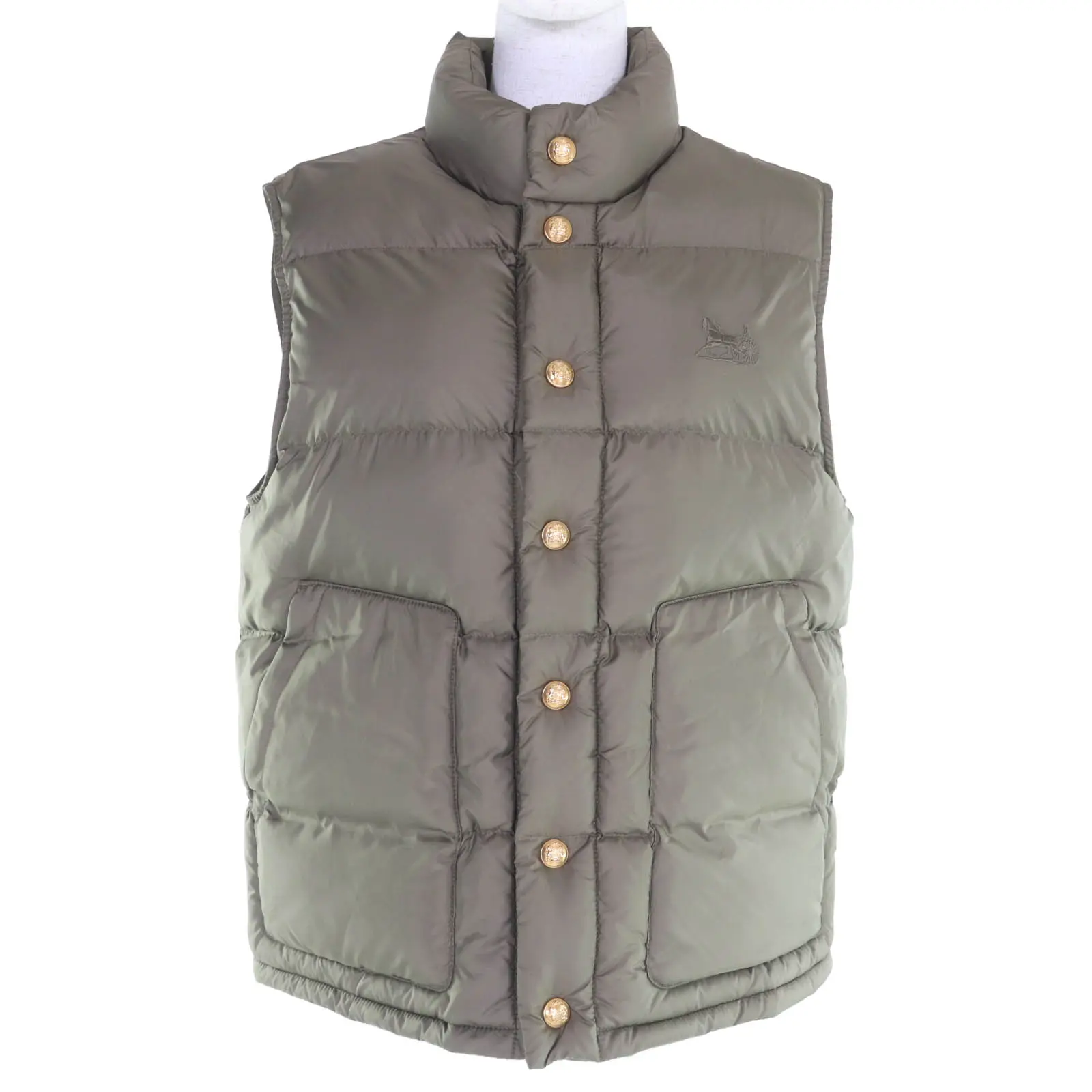 Pre-owned Celine Polyester Small Leather Goods Down Vest Vest