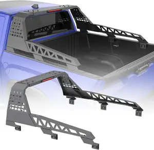 Universal Truck Bed Roll Bar, Adjustable Width & Height Roll Bar Cargo Chase Rack For Ford Ranger & F-150, For Chevy Silverado & GMC Sierra & Dodge Ram 1500, Colorado & Canyon, For Tundra, Titan