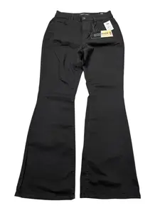 Jeans Flared By Ymi In Black Denim, Size:1X