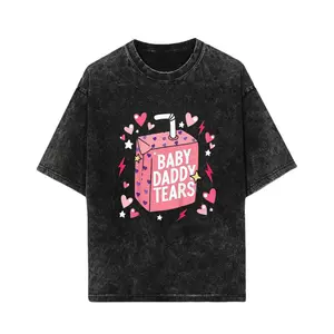 Baby Daddy Tears Love Heart Dad Is My Valentine T-Shirt