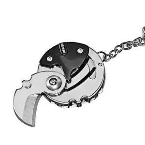 ALPINEA Multi-Purpose Outdoor Mini Stainless Steel Folding Knife – Portable & Sleek Coin Knife Keychain with High Hardness edc outdoor tiny knife