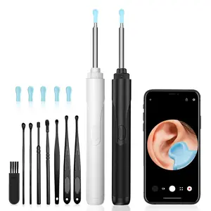Ear Wax Removal Tool, Ear Cleaner Camera, Rechargeable Visual Earwax Cleaner Kit, Ear Wax Removal Kit For Home Use, Earwax Remover