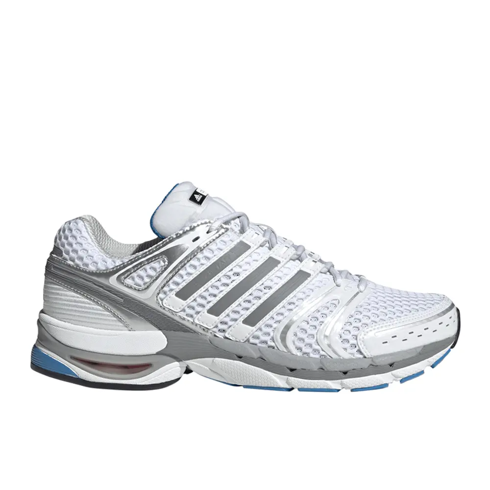adidas Mens Adistar Control 5 Lace Up Sneakers Shoes Casual - Silver, White