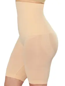 Sculpt Touch Tummy Control Shapewear Shorts Shaper for Women High-Waisted Thigh Slimming Body Shaper Under Dresses No Rolling Seamless Control Panties