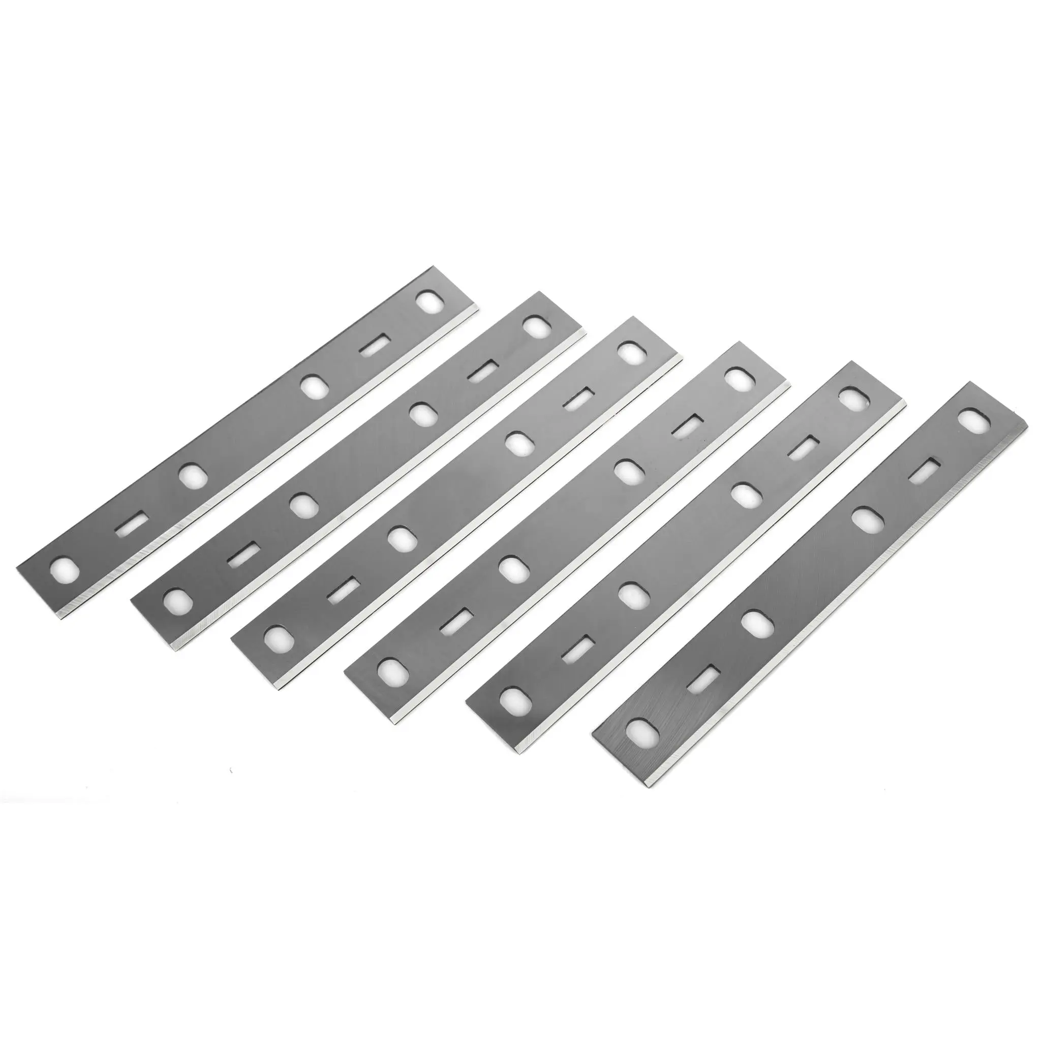 WEN JT3062B-6 6-Pack Value SK5 Steel Metal Blades, 34 & 48-Degree Angled 158x22x1.8 mm Benchtop Jointer Tool Accessories, Compatible with Many Other 6-Inch Jointers