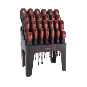 Stalwart 26 Pc Screwdriver Set w/Mount, Stand, Magnetic Tips