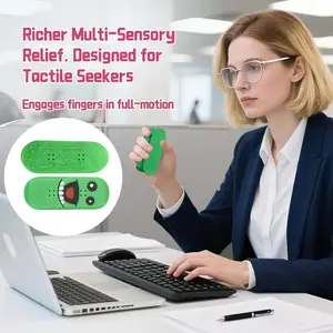 Sensory Pain Stim Fidget Toys for Adults & Teens, Anxiety & Stress Relief Items, 3D Printed Tactile Toy, Fun & Relaxation Stress Relief Fidgeting, fidget slider, fidget toys, sensory toys, Pain Stimming Fidget, Stress Relief Gadgets