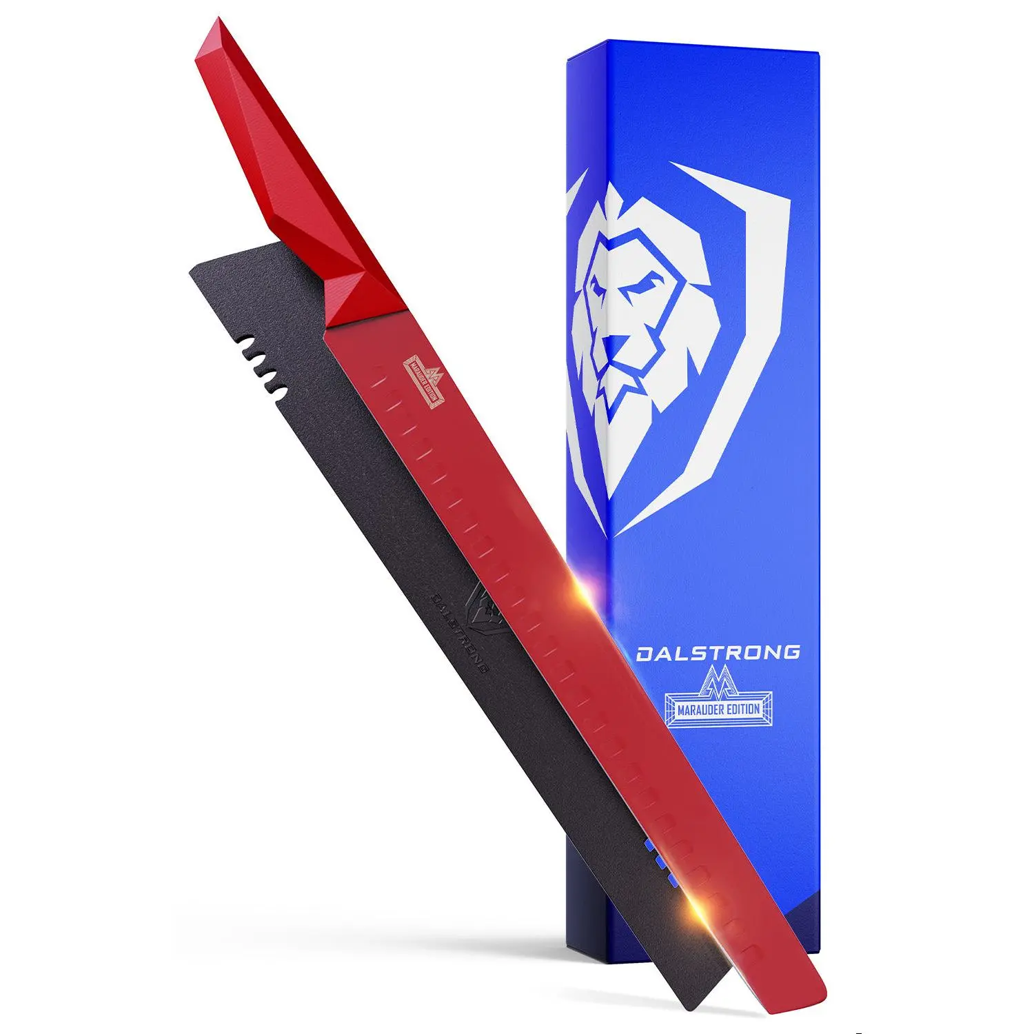 Slicing & Carving Knife 12" | Shadow Black Series | RED Edition | Dalstrong ©