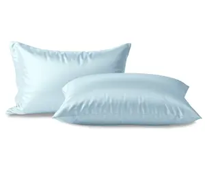 Mocassi 2-Pack Satin Pillowcases with Silky Cooling Touch, Hotel Premier Collection