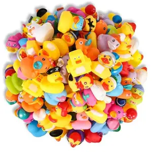 Rubber Ducks Bath Toy for Kids, Assortment Duckies for Jeep Ducking Pool Floater Ducky Bathtub Beach Toys, Party Favors Birthday