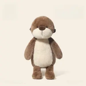 Adorable Chubby Sea Otter Plush - Cute Cuddly Companion, Perfect Thoughtful Gift for Birthdays, Festive Party Favors & Romantic Valentine’s Day Surprises