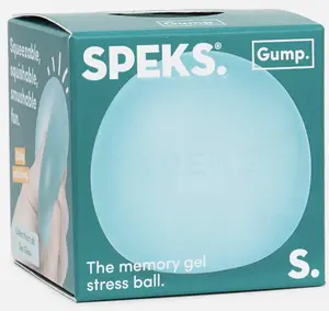 Speks Stress Relief Squeeze Ball GUMP– Soft Sensory Fidget Toy - COLOR GREEN