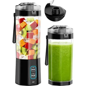 Multifunctional Rechargeable Juicer Cup, Juicers Machines with Dual Modes for Juice & Ice Crushing, USB Charging, Portable Outdoor Use, Tritan BPA-Free Body, IPX6 Waterproof, Includes Free Cup