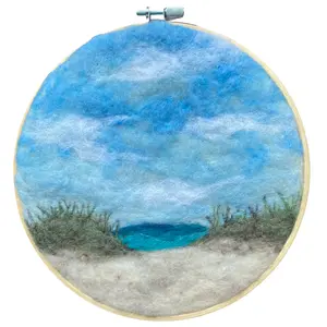 DIY Seascape Needle Felting Kit by Sara Setzer Feltworks