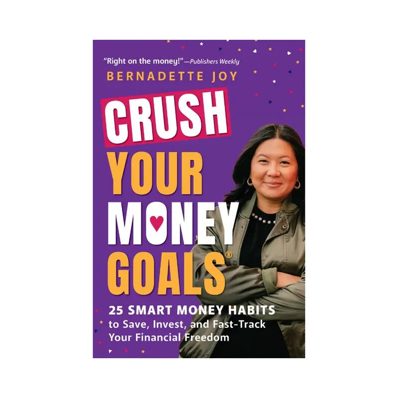 Personal Finance & Investment Books for Women - $1 Rule to Start, 240 Pages, C.R.U.S.H. Roadmap, Calendar Declutter Guide for Effective Financial Management