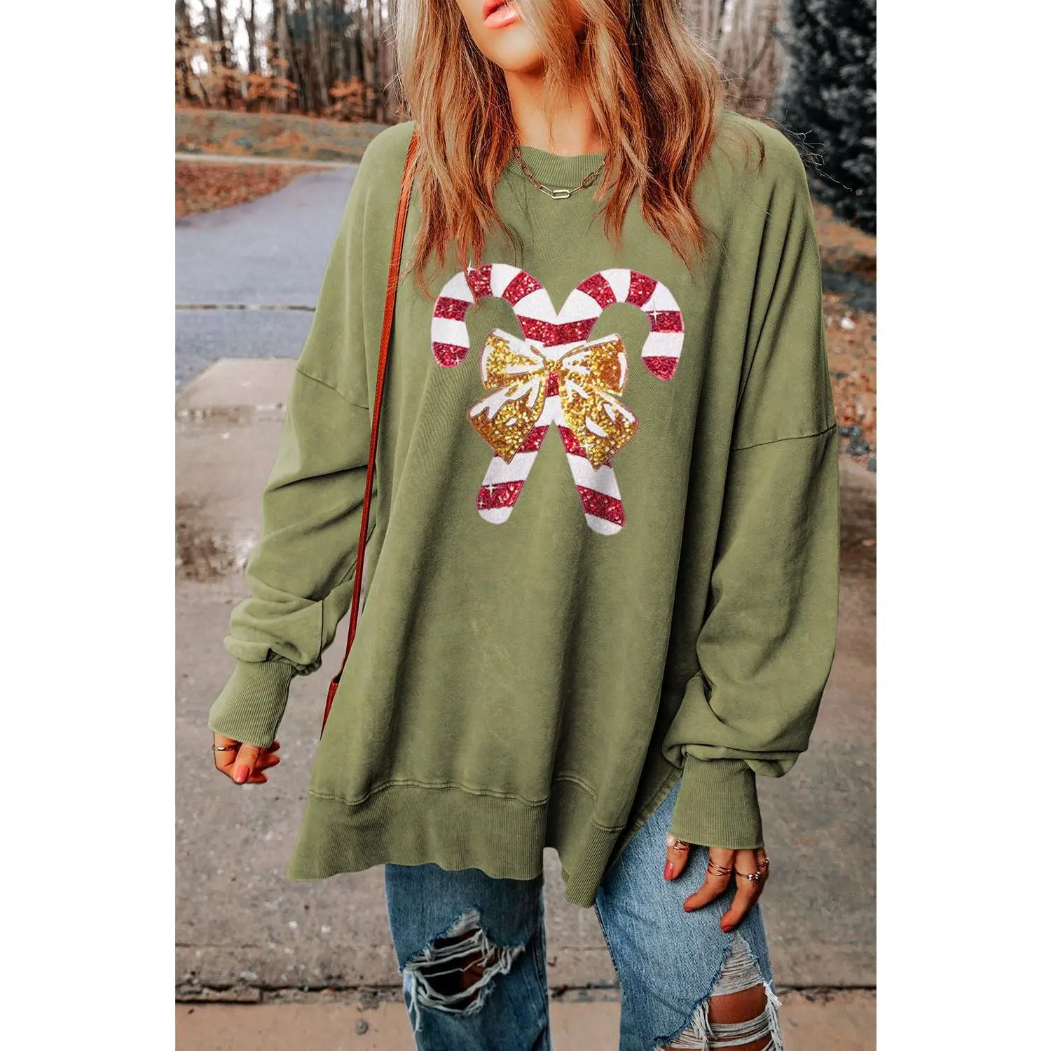Candy Cane Sweatshirt