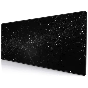 Abstract Line Pattern Mouse Pad, Large Game Mouse Pad, Computer Desk Mat, Keyboard Pad, Non-slip Office Mousepad, Table Accessories, Office Supplies