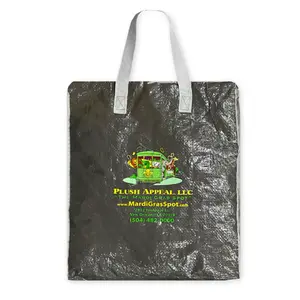 Zipper Bead Bag - Large Grey (Each)