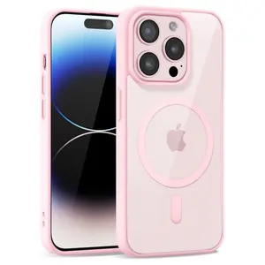 Macaron Color Magnetic Phone Case for iPhone 11-16 Pro Max Plus Minimalist Design with Secure Magnetic Closure & Elegant Macaron Colors Smartphone Casing Protector
