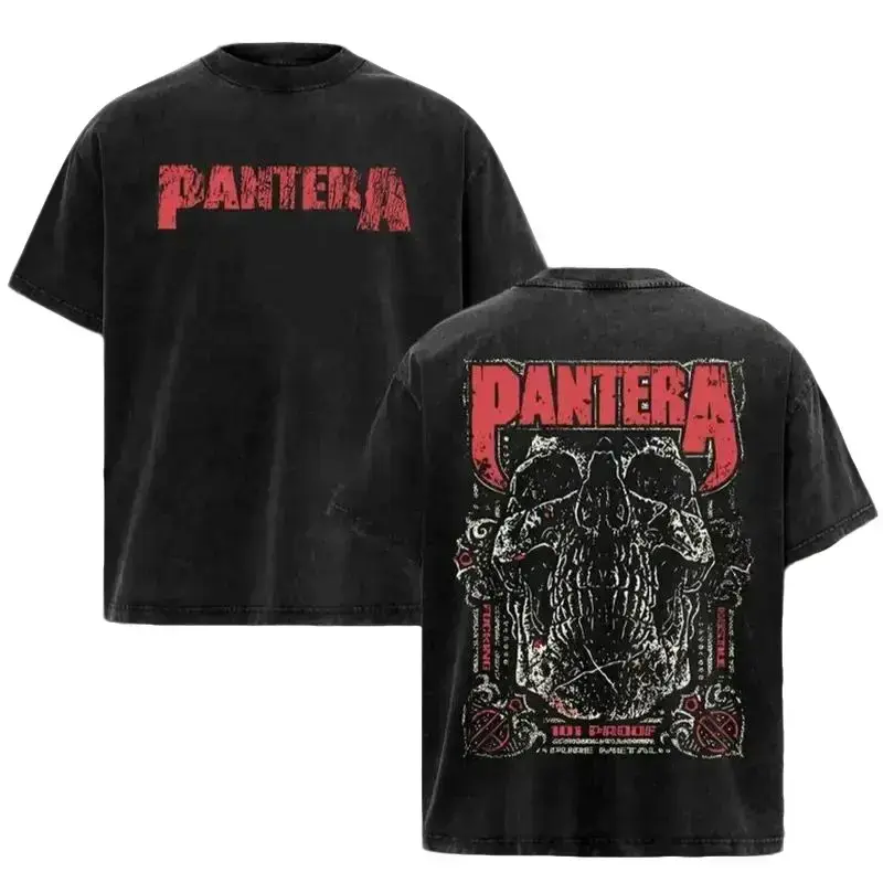 VINTAGE Pantera Shirts Unisex Adult Proof Skull T-Shirt. Music Graphic Tee, Rock Band Shirt, Retro Music Tee, Rock Music Lover Shirt, Vintage Band Shirts Casual Comfort Cotton Fabric Fit Top