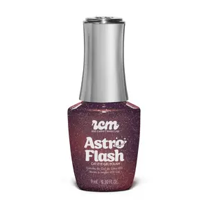 Red Carpet Manicure F&P Astro Flash Cat-Eye – Reflective Glitter Gel Polish, Magnetic Nail Art Effect, Includes Dual-Ended Magnet, Long-Lasting, High-Shine Gel, 9ml.
