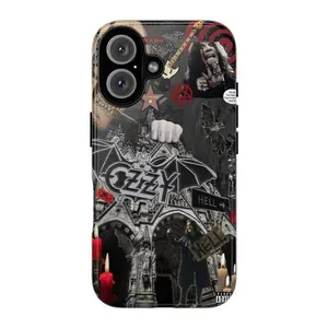 Ozzy Osbourne Phone Case Black Sabbath Tough Case Final Show 2025 Heavy Metal Phone Case Protection, Phone Case Protection, Shockproof For IPhone 17-12, Pro Max, Pro Plus, and Samsung S25 24 23 Safety Case