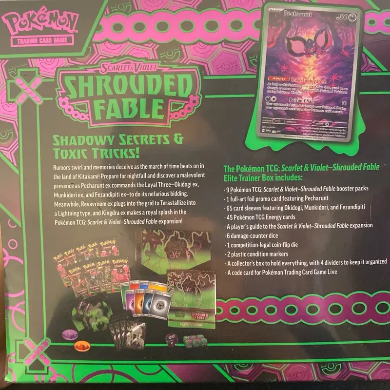 pokemon shrouded fable elite trainer box card list | TCG VioletShrouded Fable expansion! Shrouded Fable (SV6.5) Elite Trainer