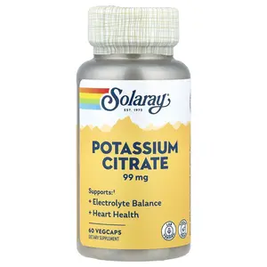 Solaray Potassium Citrate , 99 mg , 60 VegCaps