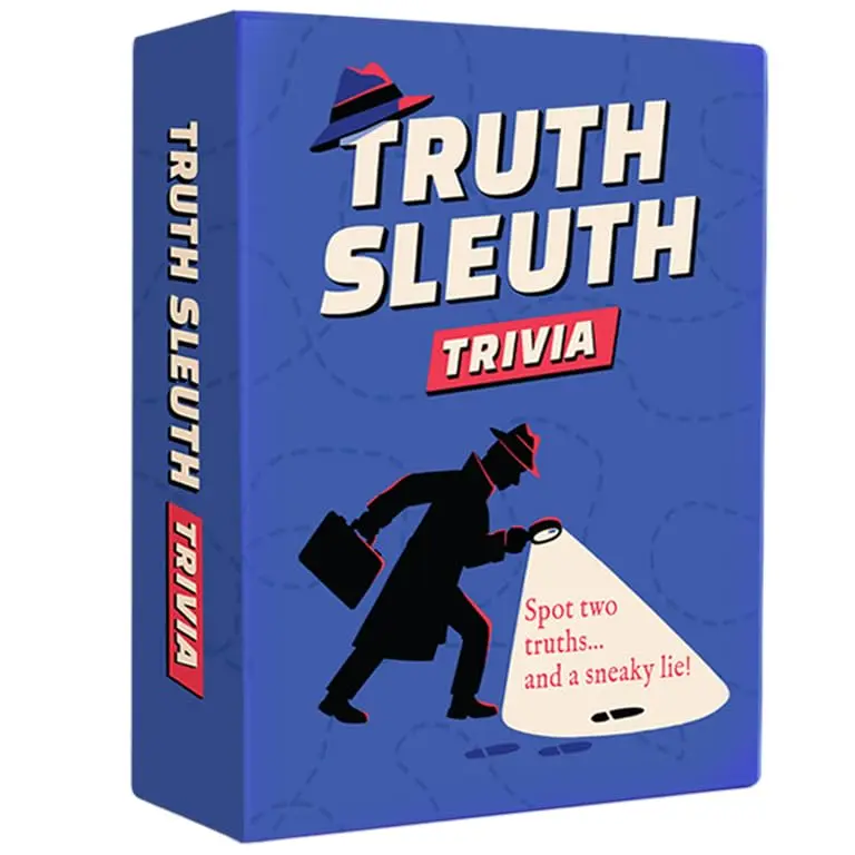 Talking Hearts Truth Sleuth Trivia Game, Two Truths and a Lie Style ...