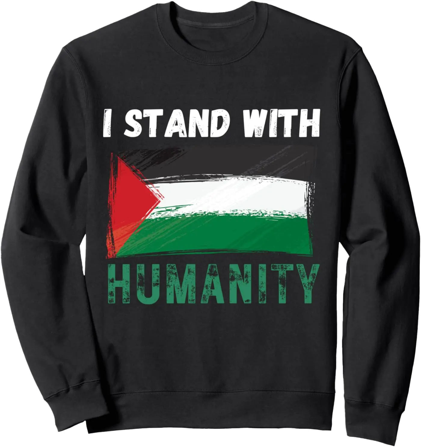 Palestine Flag Free Gaza I Stand With Free Palestine Gaza Unisex Sweatshirt, Full Color
