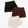 Sporty Women's Solid Color High Waist Sports Shorts, Breathable Comfortable Seamless Skinny Shorts for Yoga Gym Running, Ladies Sportswear for Indoor Outdoor Wear, Workout Clothes Women