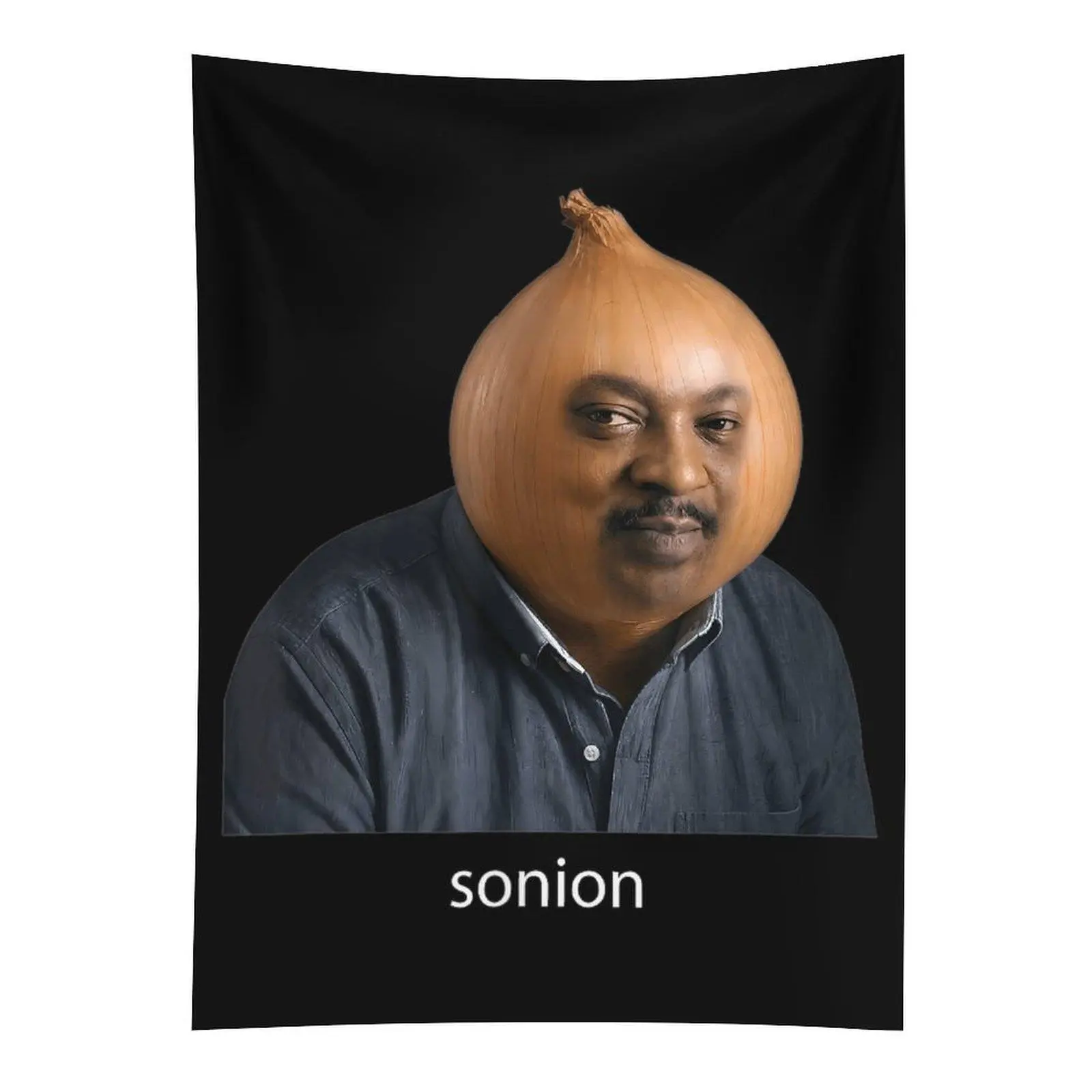 Sonion Tuff Meme Wall Tapestry, Funny Gen Z Onion Humor Wall Hanging, Bedroom Dorm Room Decor