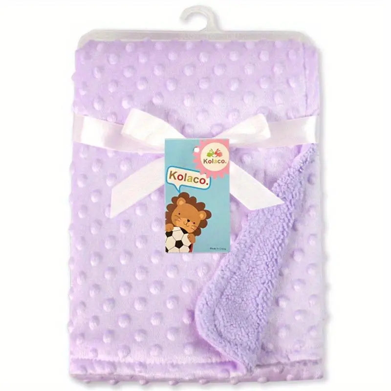 Baby Blanket, 1 Count Soft & Breathable Baby Blanket, Baby Sleeping Blanket, Newborn Baby Blanket Soft Baby Blanket, Solid Baby Accessories