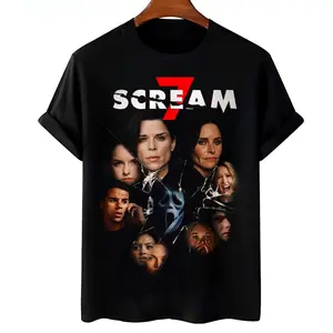 Scream 7 movie graphic t-shirt
