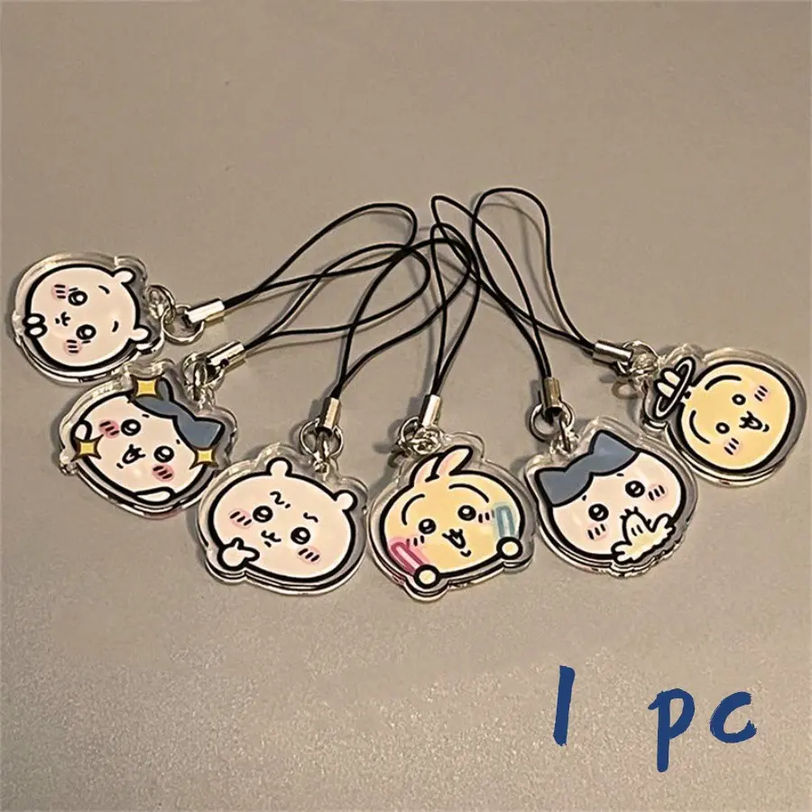 Cute Acrylic Phone Charm Pendant, Phone Strap, Includes Cat Rabbit Hamster Designs, Decorative Mobile Accessory, Phone Accessories, Phone Decoration, Perfect Gift for Friends, Cell Phone Accessories