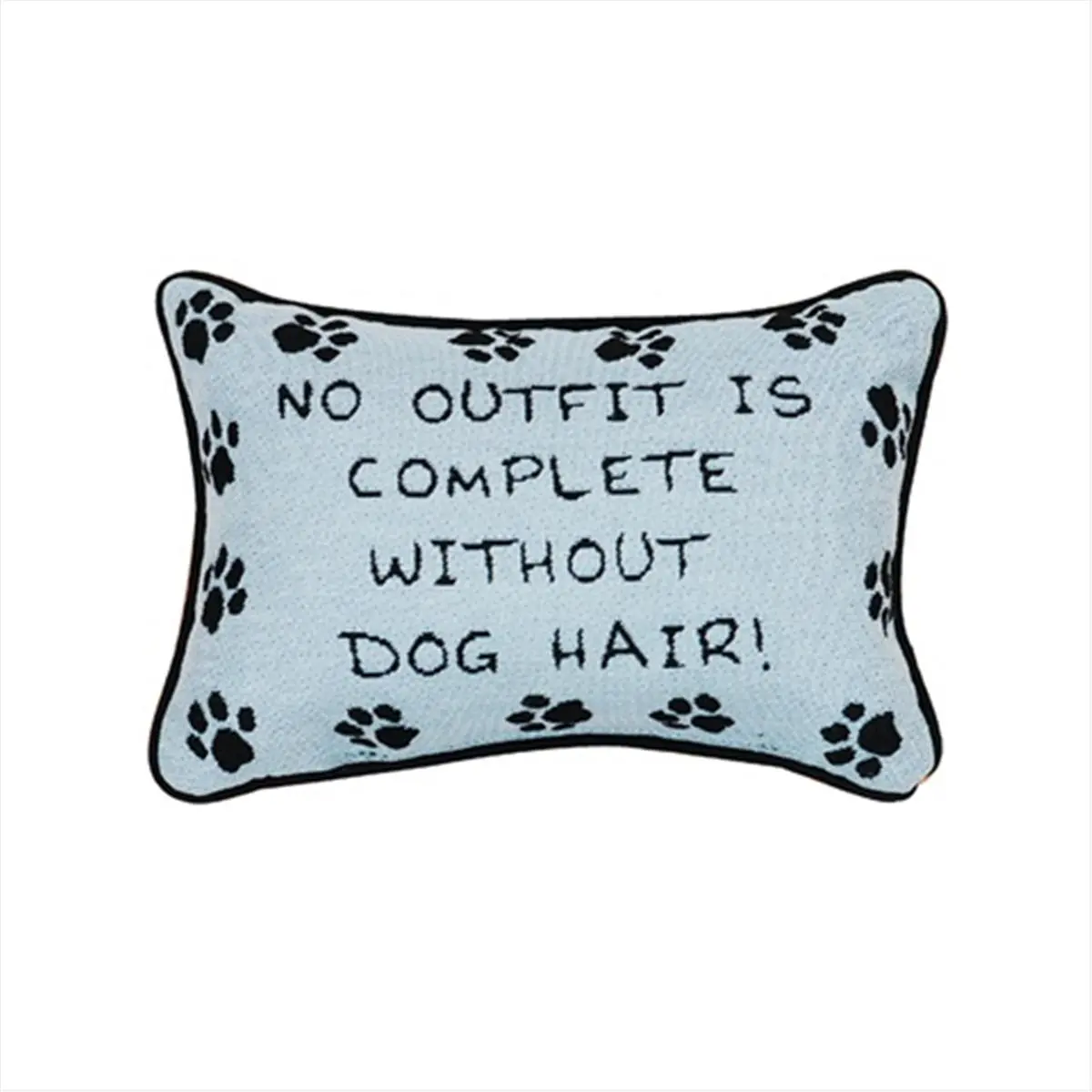 212 MAIN Jacquard Woven Dog Hair Tapestry Word Pillow - Home Decorative Cushion, Poly Blend Fabric, Recycled Fill, 8.5x12.5 in Fashionable Design for Manual Woodworkers