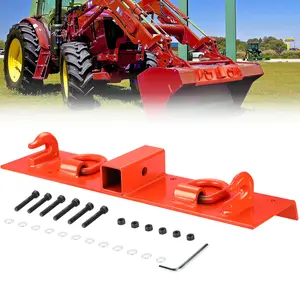 GARVEE Tractor Grab Hooks Heavy Duty Bolt On Compact Tractor Bucket Hooks 2" Receiver Compatible with John Deere 1025R 2320 2520 2720 2025R 2032R 2038R 3032E 4010 4100 4110 4115 (4100Z)