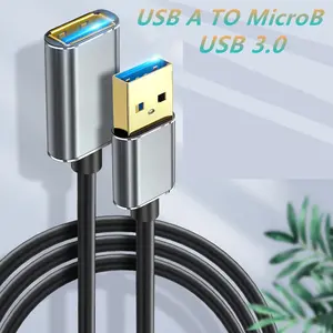 USB 3.0 extension cable, USB 3.0 extension cable A-type male to female 5Gbps data transmission, USB extension cable, high-speed USB 3.0 extension cable A-type male and female, suitable for keyboards, mice Playstation、Xbox、 Flash drives, printers, cameras,