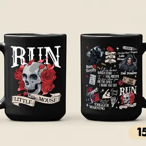 Run Little Mouse Haunting Adeline Mug, Dark Romance Drinkware, Smut Reader, Book Lover Gifts For Her dark romance