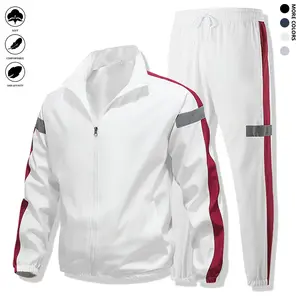Men's Casual Two-Piece Set, Sports Jacket and Joggers, Suitable for Everyday Wear and Outdoor Workouts, Running Gear for Men
