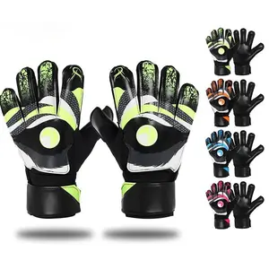 Football goalkeeper gloves latex finger guard adult youth primary and secondary school students game goalkeeper gloves wear-resistant