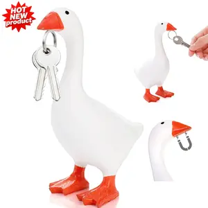 Desk Goose 7 inches Mini Porch Goose Desk Duck Decor Funny Gift for Friend Family Colleague Schoolmate