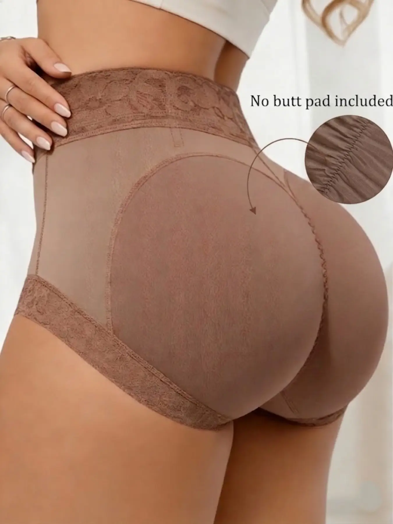 Women's Slim Fit High Waist & Butt Lifting Shapewear Panty, Faja Panty, Tight Waist Bottoms, Body Shapewear Bottoms, Lace Anti-Slip Shaping Underwear, Seamless Firm Tummy Control Panties, Suitable for Daily Wear or Party, Everyday Wear Shapewear