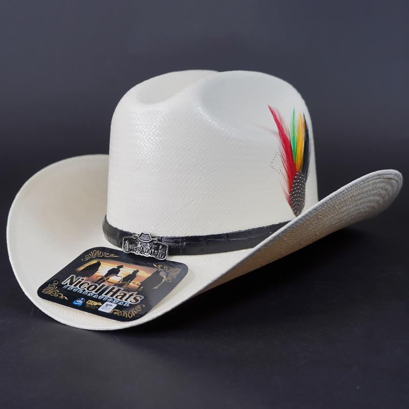 Nicol Palma Estilo Duranguense 100X Falda 3 1/2" Brim Cowboy Hat Sombrero Short Crown 4 1/2"