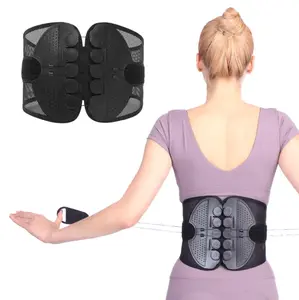 Double Pull Lumbar Support Belt, Medical Health Brace for Lower Back Relief