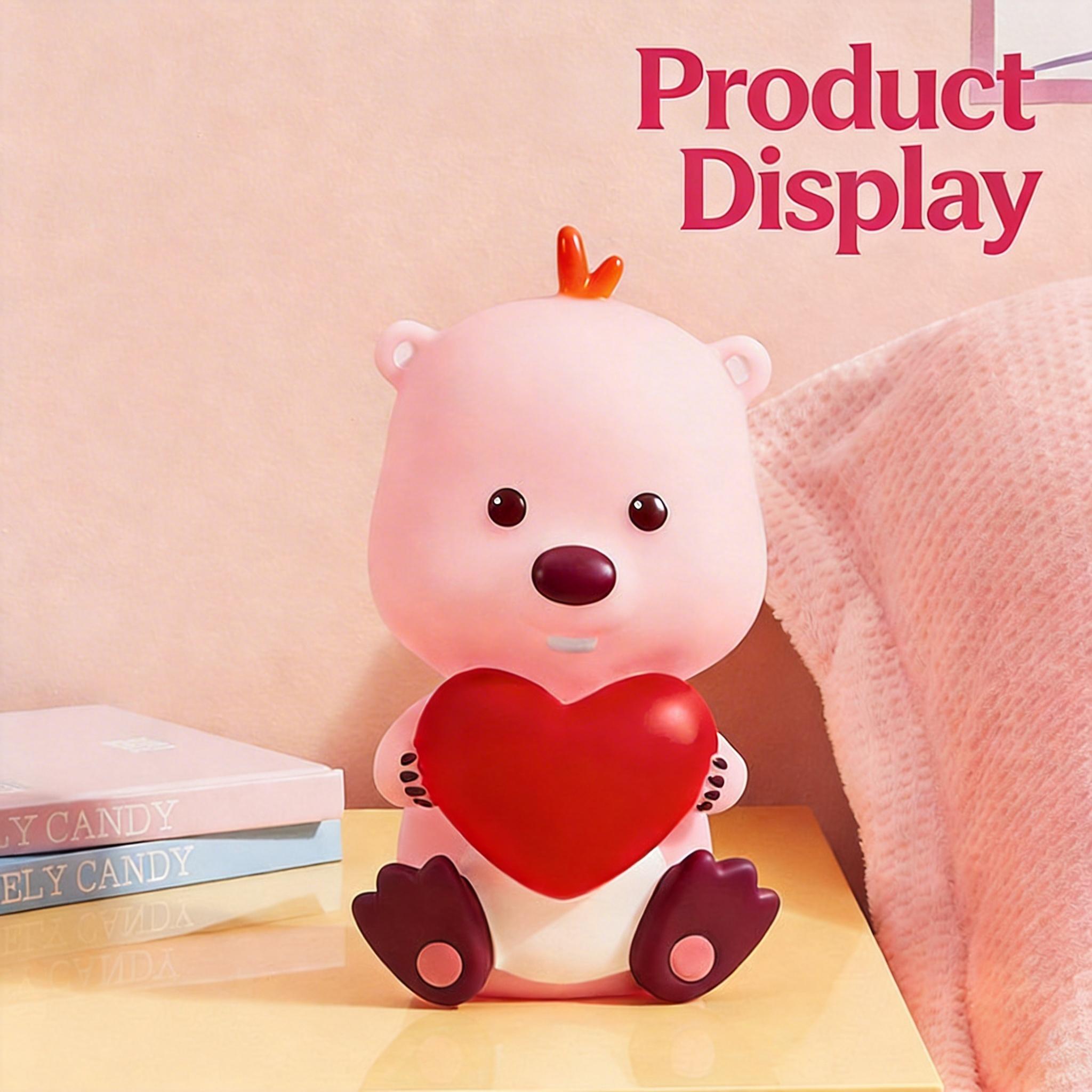 MINISO Loopy Big LED Night Light Decor | Soft Sleep Lamp for Bedroom ,DeskDecor ,CuteGadget ,Gift For Girls & Friends