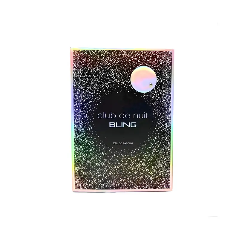 Armaf Club De Nuit Bling Unisex EDP Spray Fragrance - 2.5 fl oz Regular Edition Bottle for Adults, Citrus Aroma, Luminous, Stardust, Velvet Vanilla, Wood Notes, Non-Toxic Liquid, No Box, Single Item
