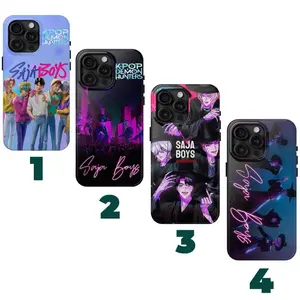4 Styles Ver2 S4jaboys Kpop Demon Hunters Phone Case, Kpop Sajaboys 2025 Phone Case