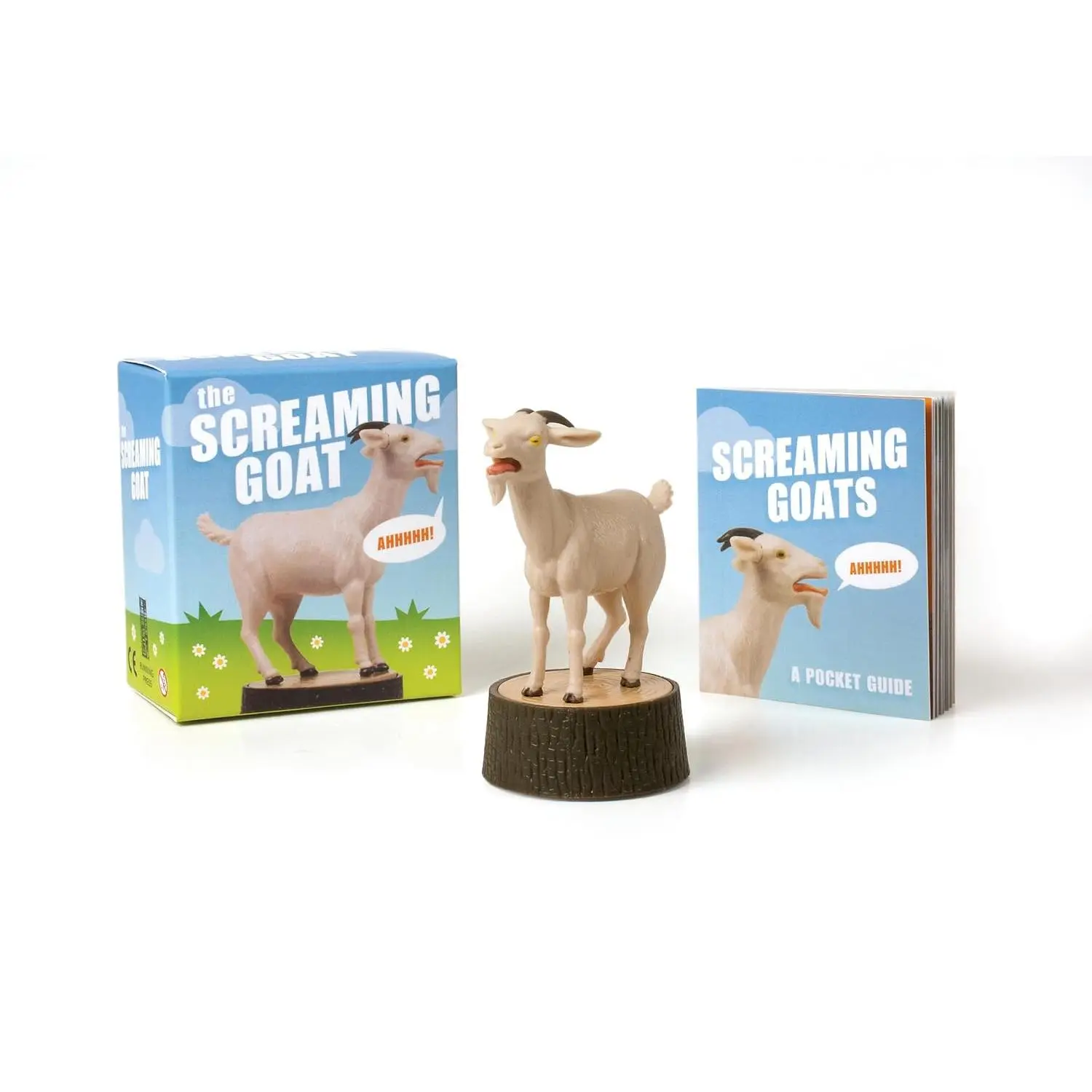 The Screaming Goat Plastic Unisex Action Figure Set with Book, Suitable for 3+ Years (Toys & Hobbies, Classic & Novelty Toys)